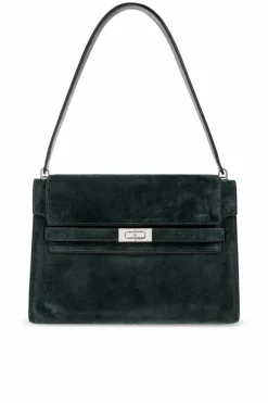 Tory Burch ZIELONY Torba na ramię `Lee Radziwill Large`