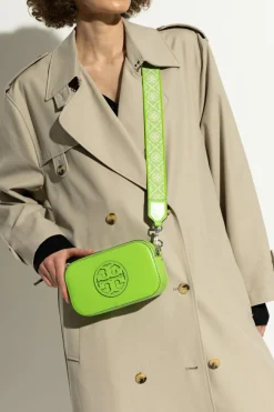 Tory Burch ZIELONY Torba na ramię `Miller Mini`