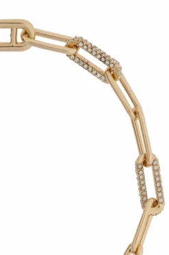 Tory Burch ZŁOTY Mosiężna bransoleta