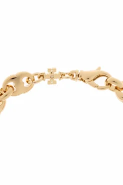Tory Burch ZŁOTY Mosiężna bransoleta