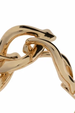 Tory Burch ZŁOTY Mosiężny naszyjnik