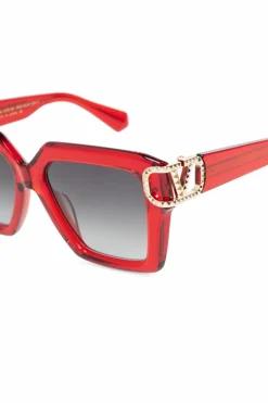 Valentino Eyewear CZERWONY Okulary przeciwsłoenczne