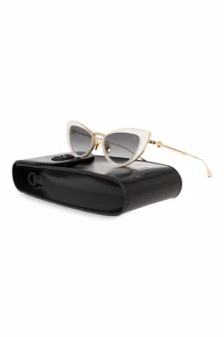 Valentino Eyewear kremowy Okulary przeciwsłoneczne ‘VIII’