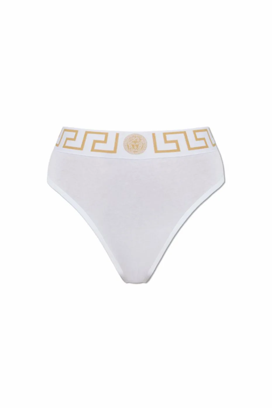 Versace BIAŁY Bawełniane figi