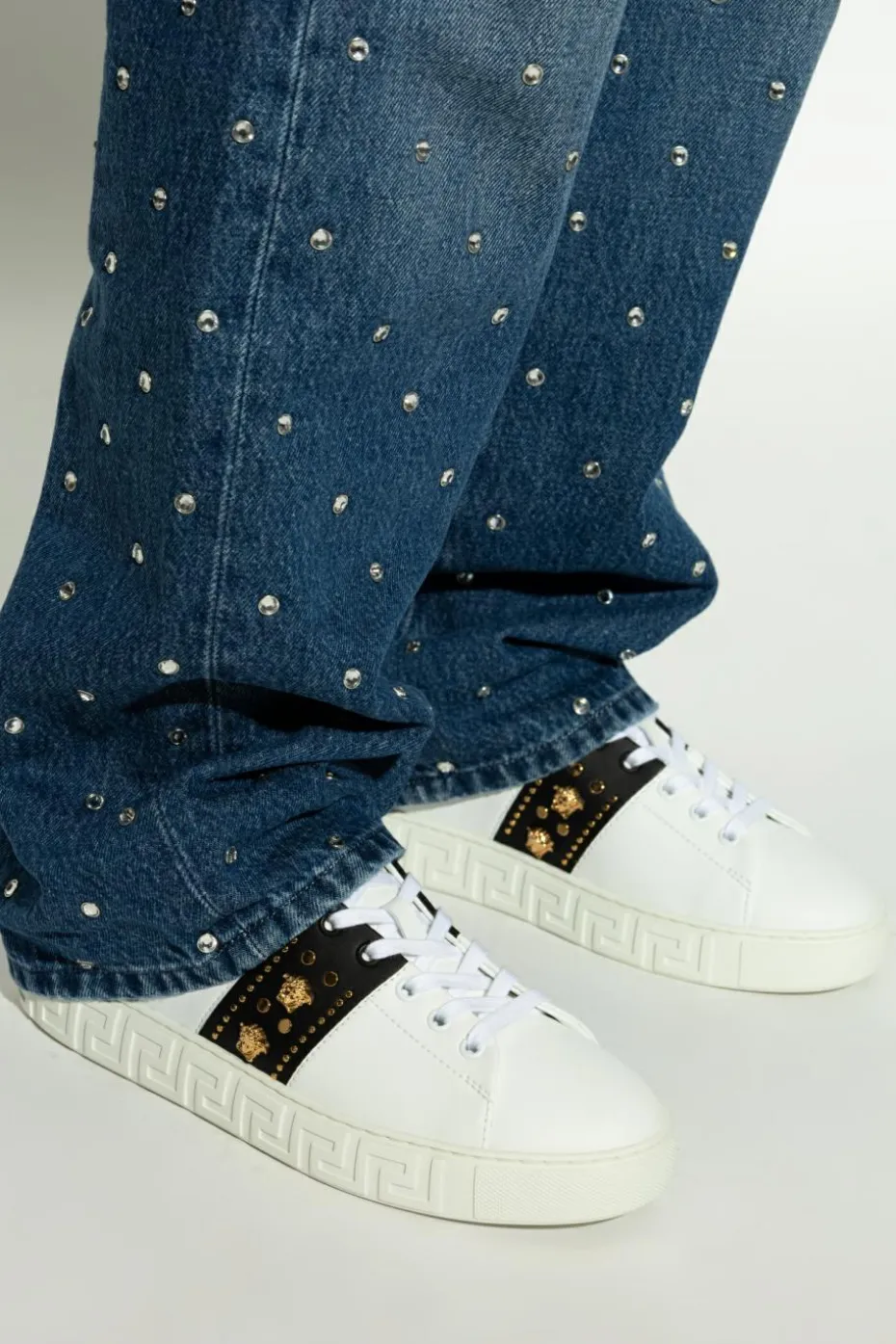 Versace BIAŁY Buty sportowe