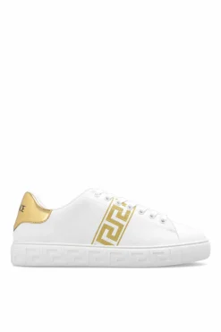 Versace BIAŁY Buty sportowe ‘Greca’