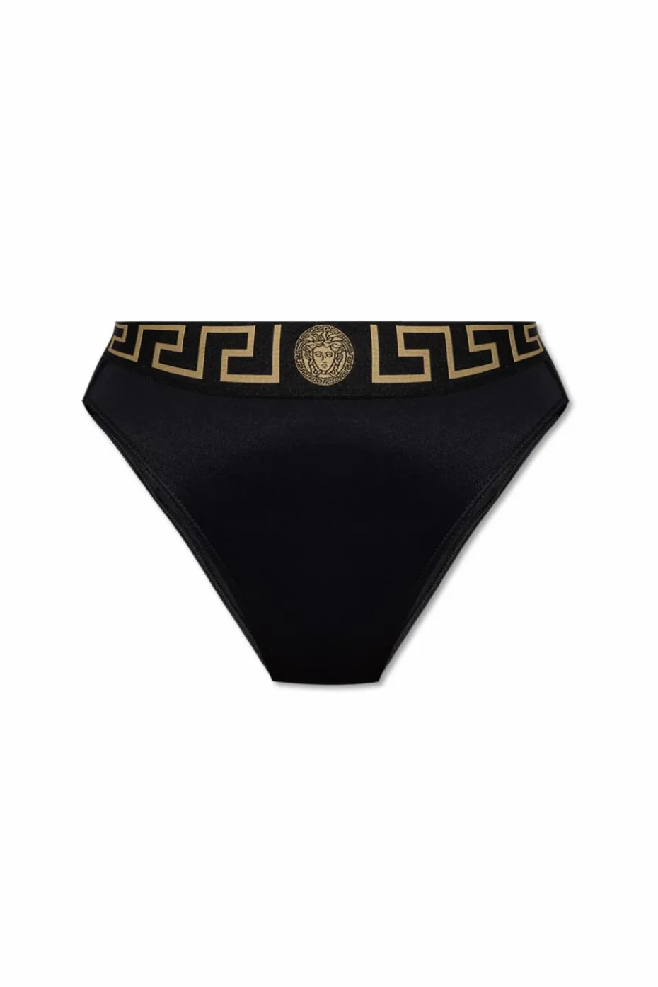 Versace CZARNY Dół od kostiumu kąpielowego