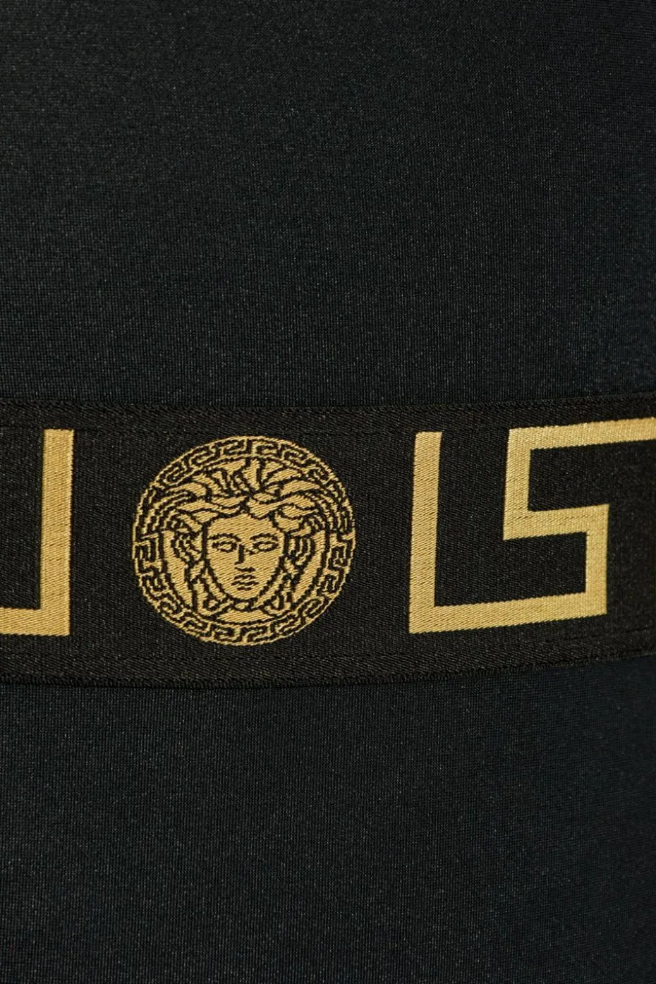 Versace CZARNY Jednoczęściowy kostium kąpielowy