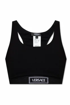 Versace CZARNY Krótki top