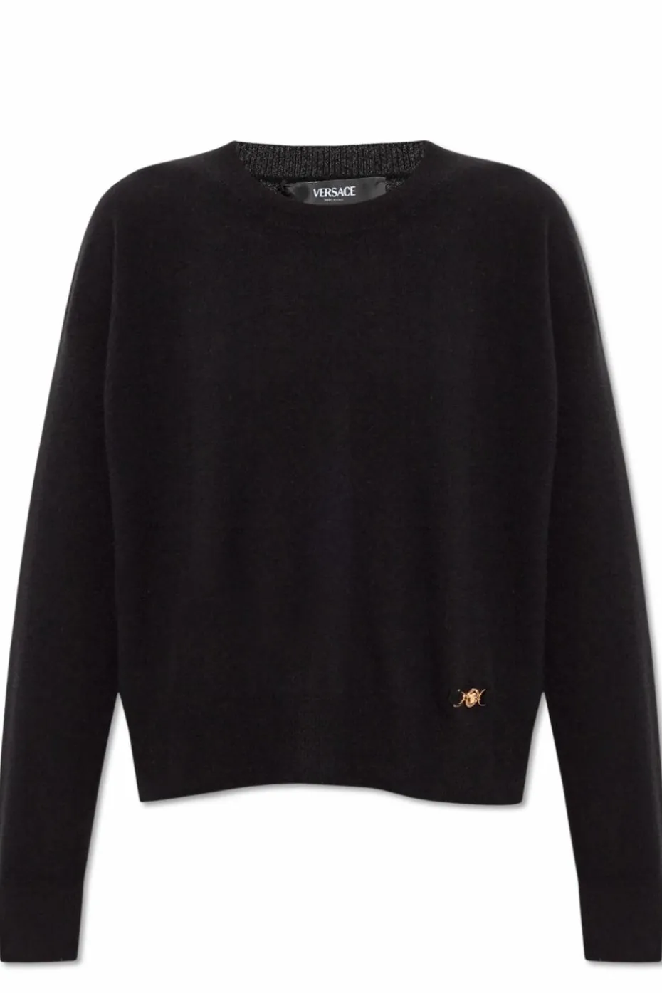 Versace CZARNY Sweter z logo