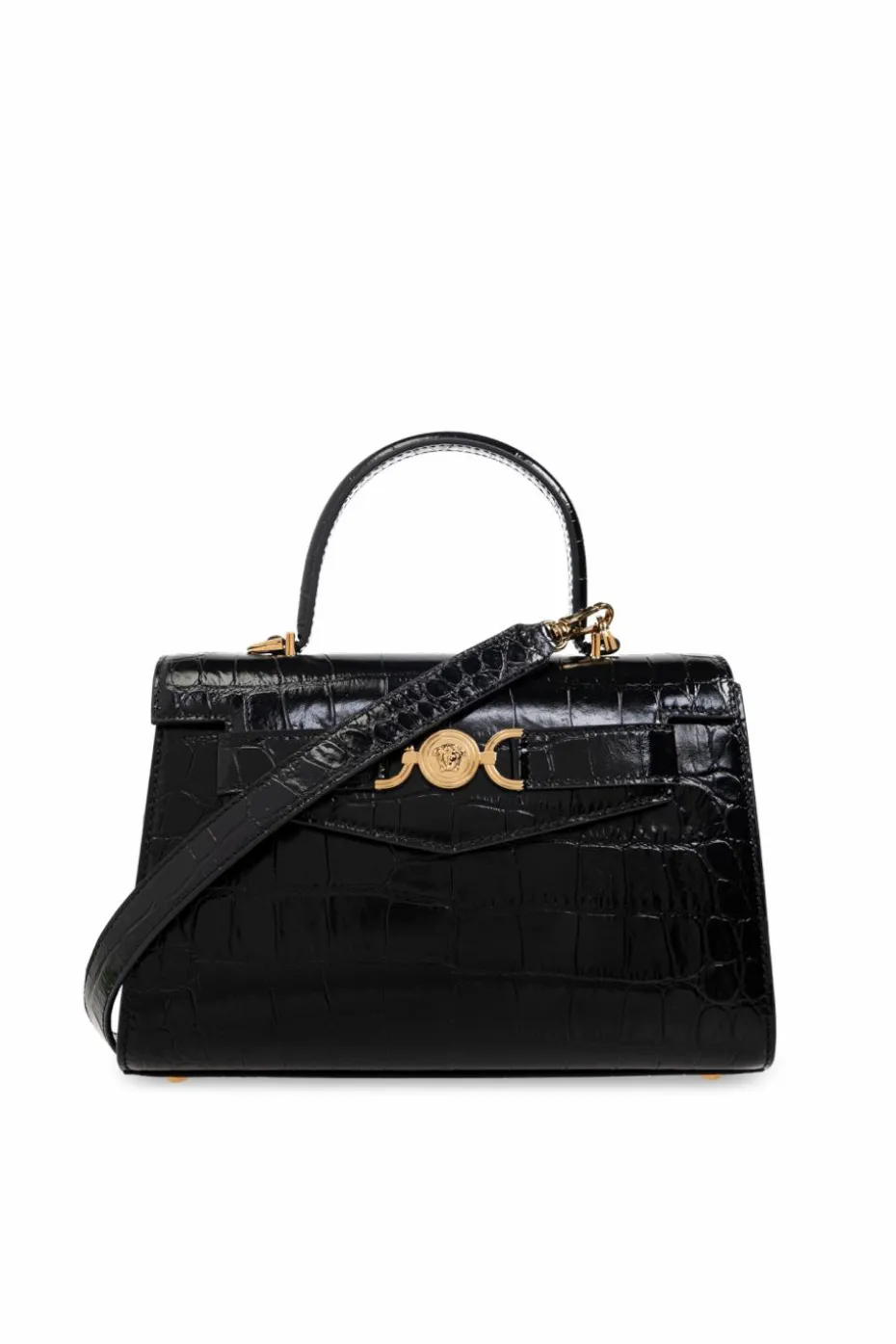 Versace CZARNY Torba do ręki ‘Medusa `95’