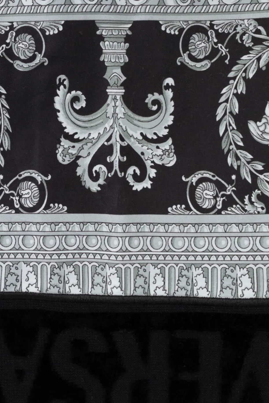 Versace Home CZARNY Bawełniany ręcznik