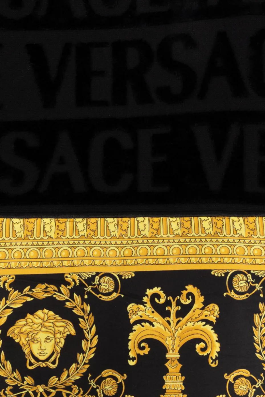 Versace Home CZARNY Ręcznik kąpielowy