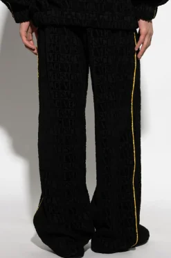 Versace Home CZARNY Spodnie z logo