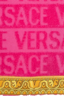 Versace Home RÓŻOWY Ręcznik z logo