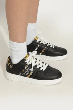 Versace Jeans Couture CZARNY Buty sportowe z nadrukiem `barocco`