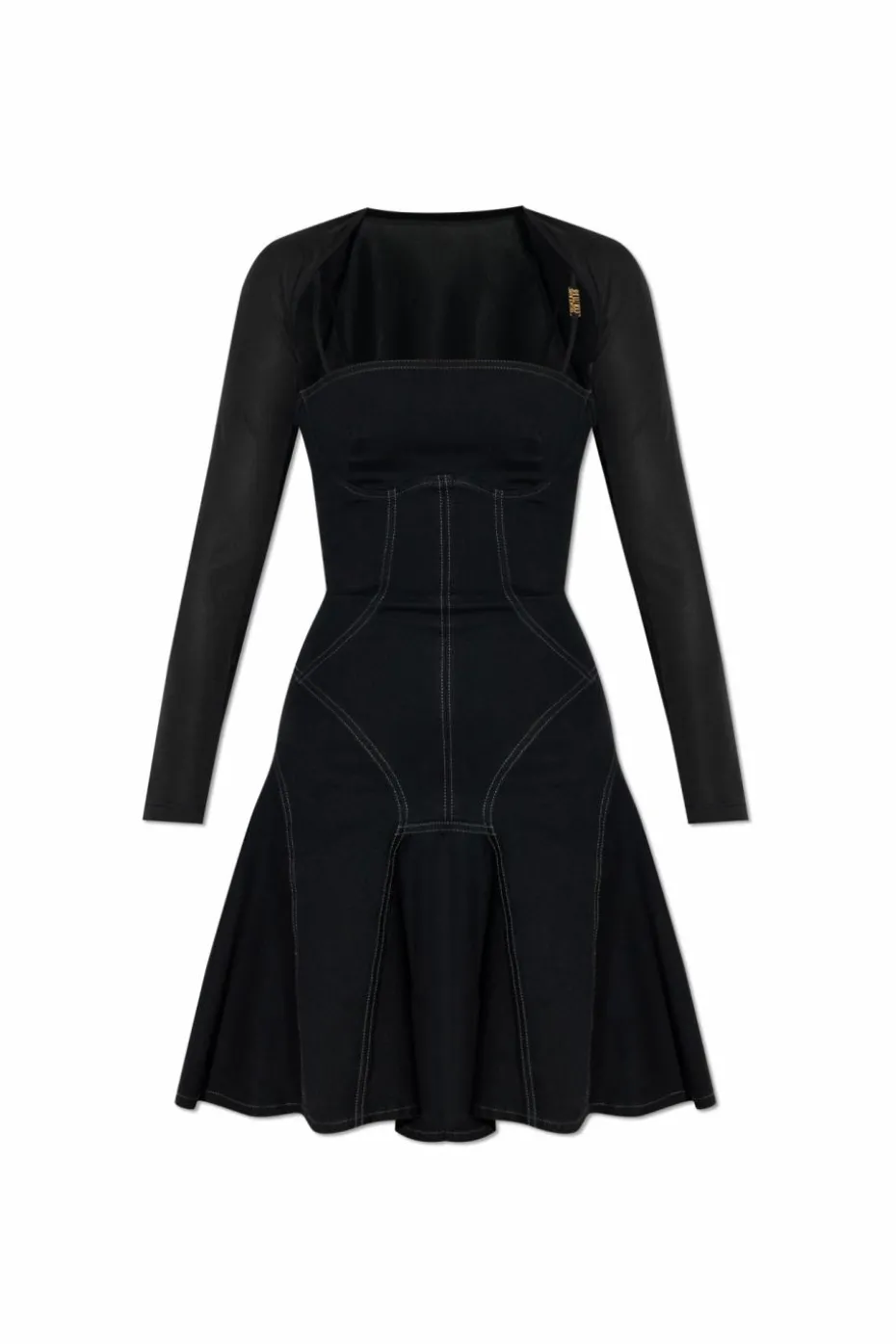 Versace Jeans Couture CZARNY Krótka sukienka