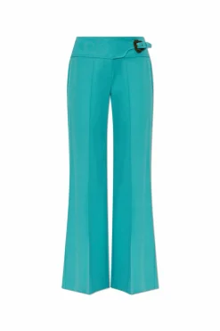 Versace Jeans Couture NIEBIESKI Spodnie z przeszyciem na nogawkach