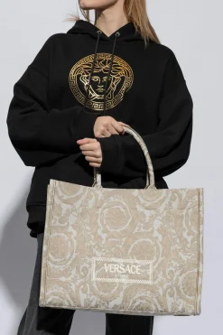 Versace kremowy Torba ‘Athena Large’ typu ‘shopper’