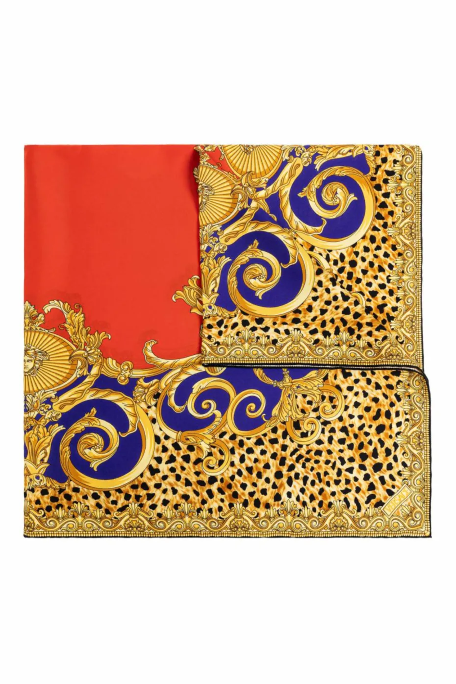 Versace MULTIKOLOR Jedwabna chusta