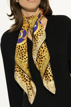 Versace MULTIKOLOR Jedwabna chusta