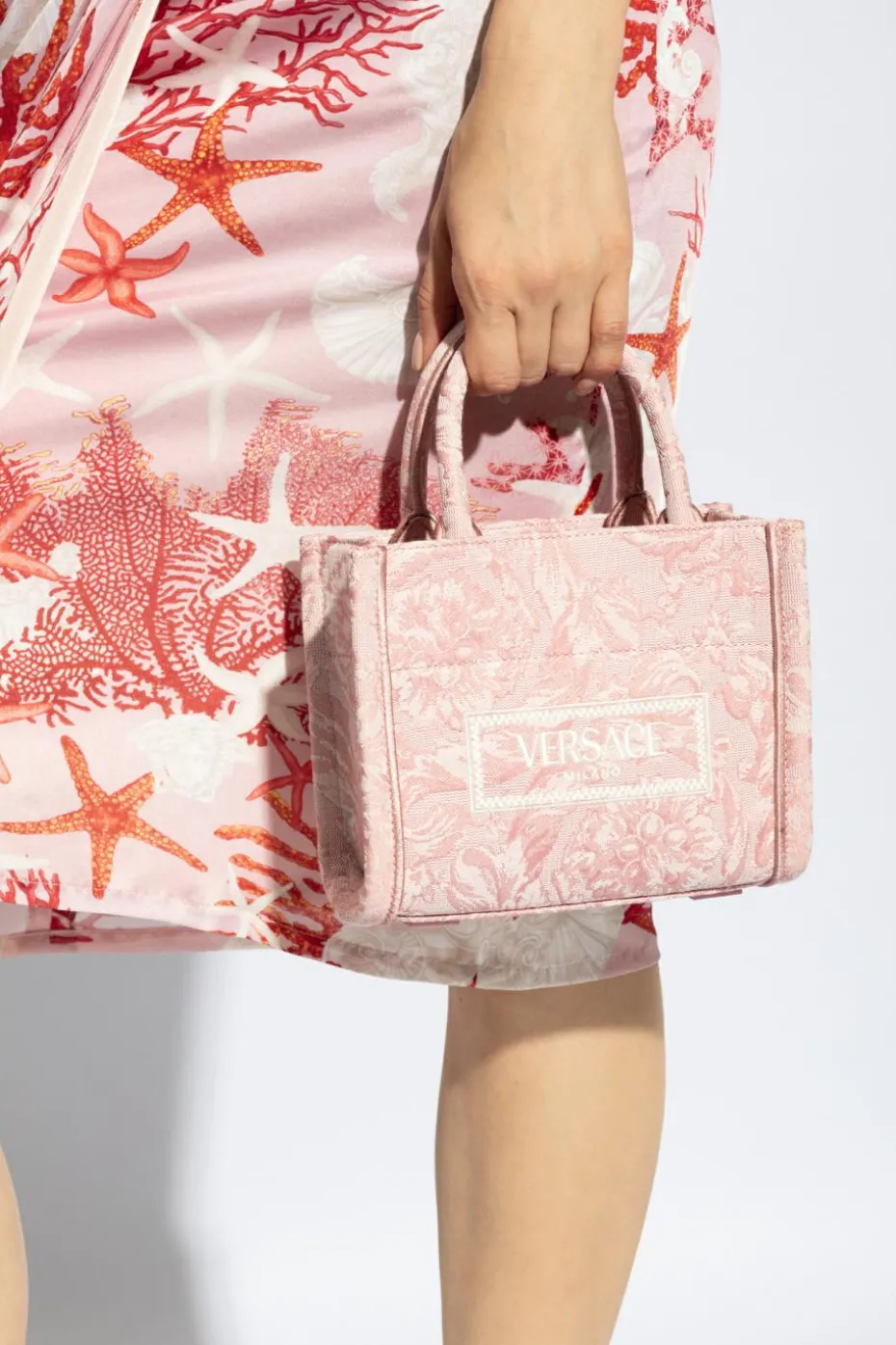Versace RÓŻOWY Torba typu `shopper`