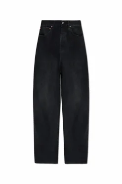 VETEMENTS CZARNY Jeansy z logo