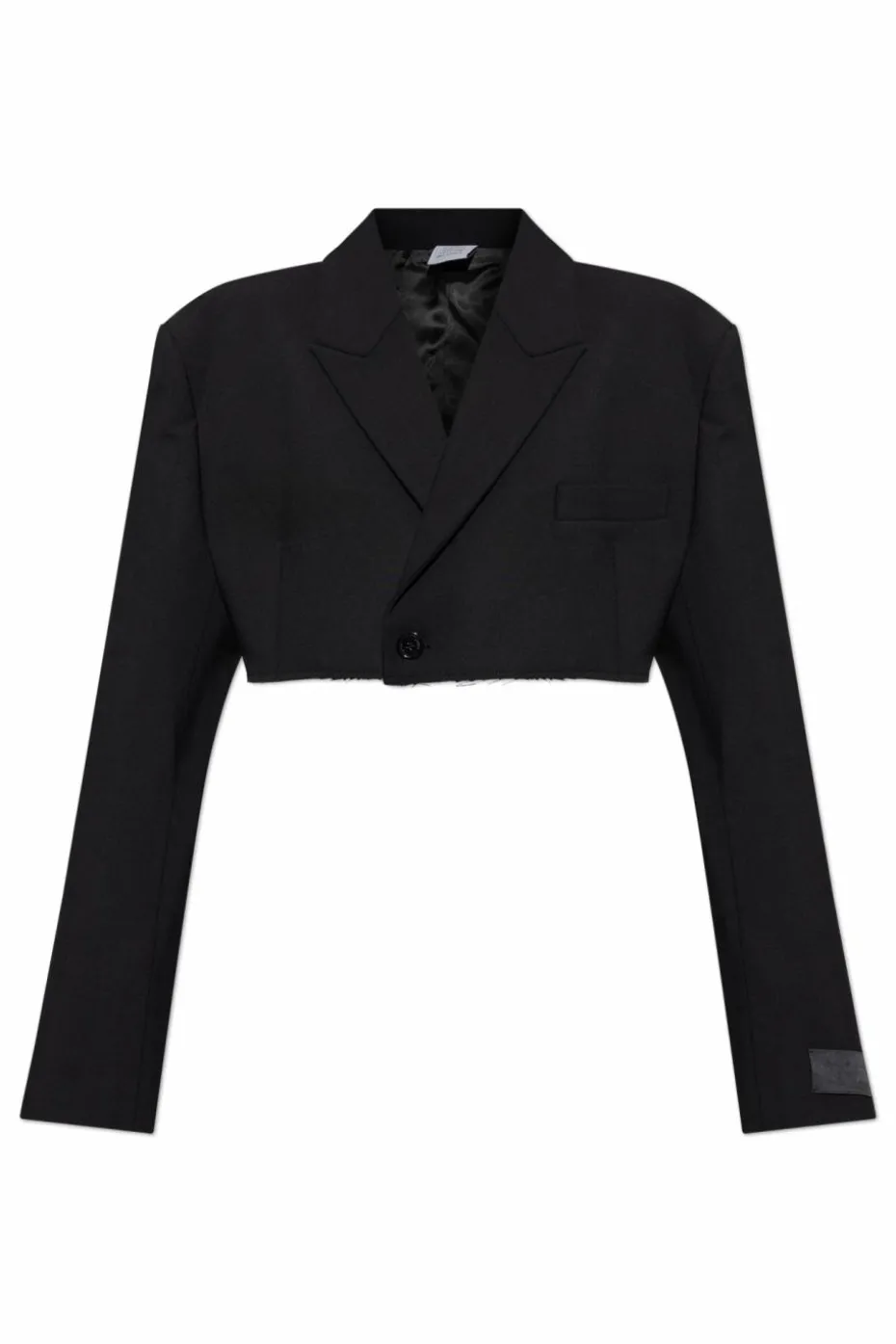 VETEMENTS CZARNY Krótka marynarka