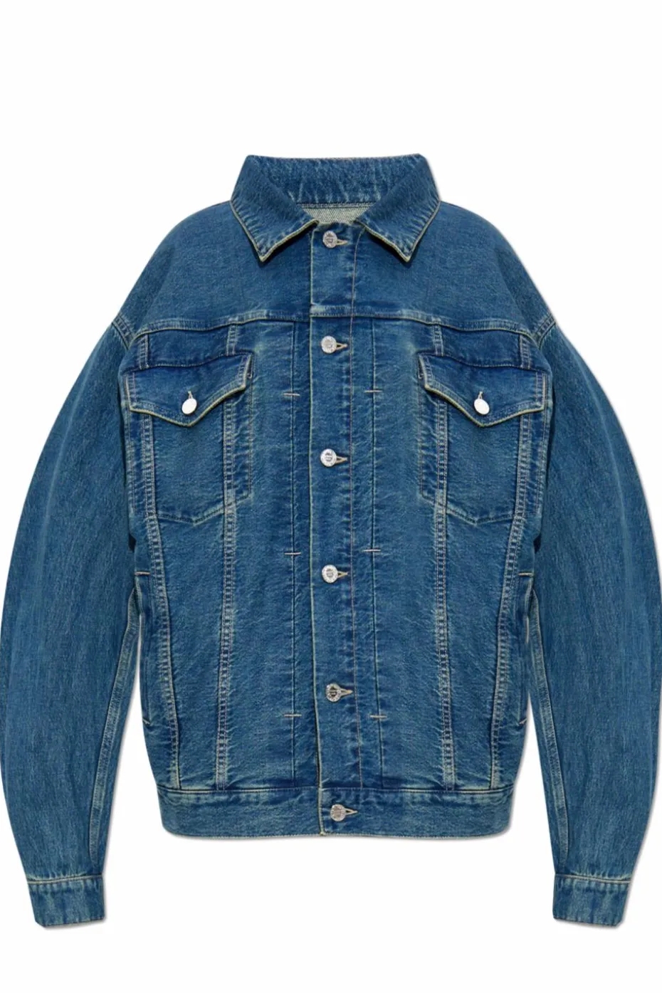VETEMENTS NIEBIESKI Kurtka jeansowa