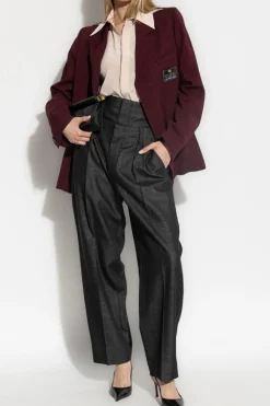 Victoria Beckham BORDO Marynarka z kieszeniami