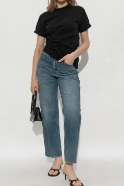 Victoria Beckham NIEBIESKI Jeansy z nogawkami o prostym kroju