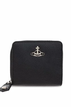 Vivienne Westwood CZARNY Portfel z logo
