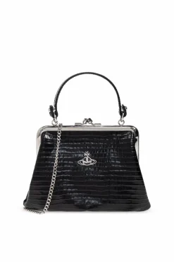 Vivienne Westwood CZARNY Torba do ręki `Granny Frame`