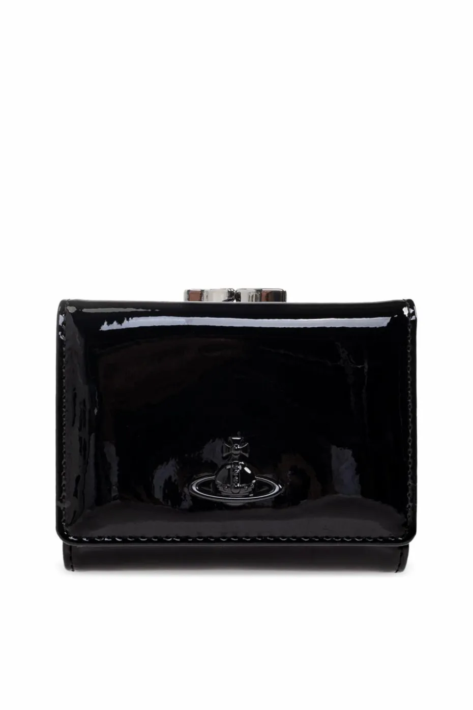 Vivienne Westwood CZARNY Portfel z logo