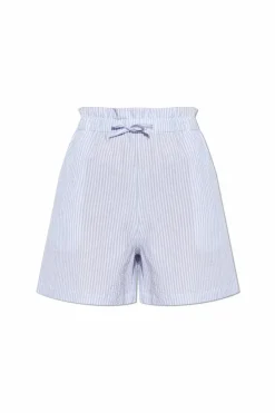 Woolrich jasnoniebieski Szorty ze wzorem w pasy
