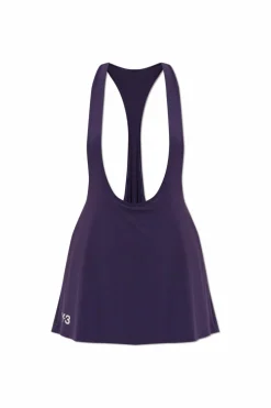 Y-3 FIOLETOWY Kombinezon z kolekcji `Tennis US`