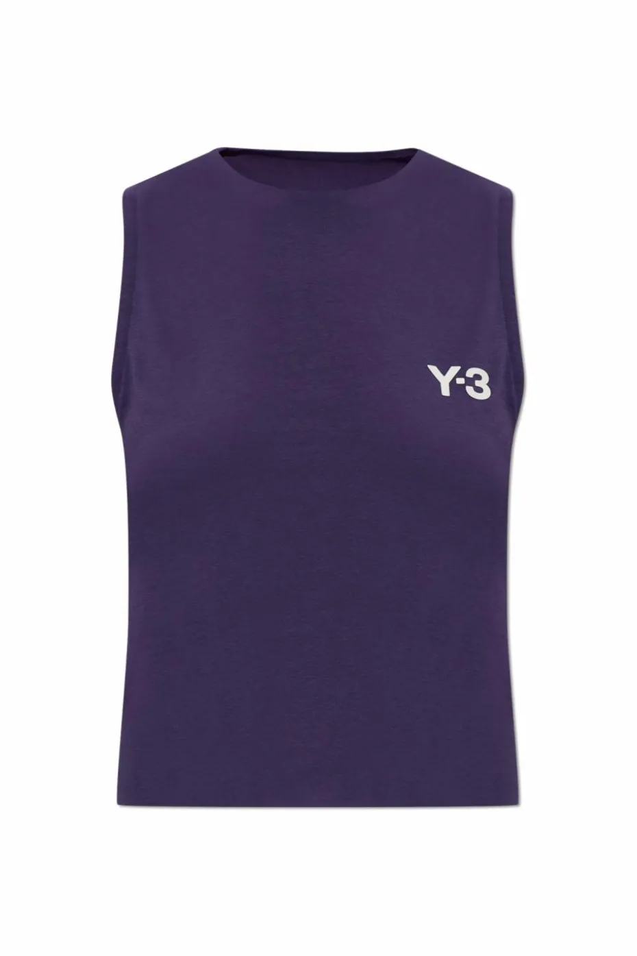 Y-3 FIOLETOWY Top z kolekcji `Tennis US`