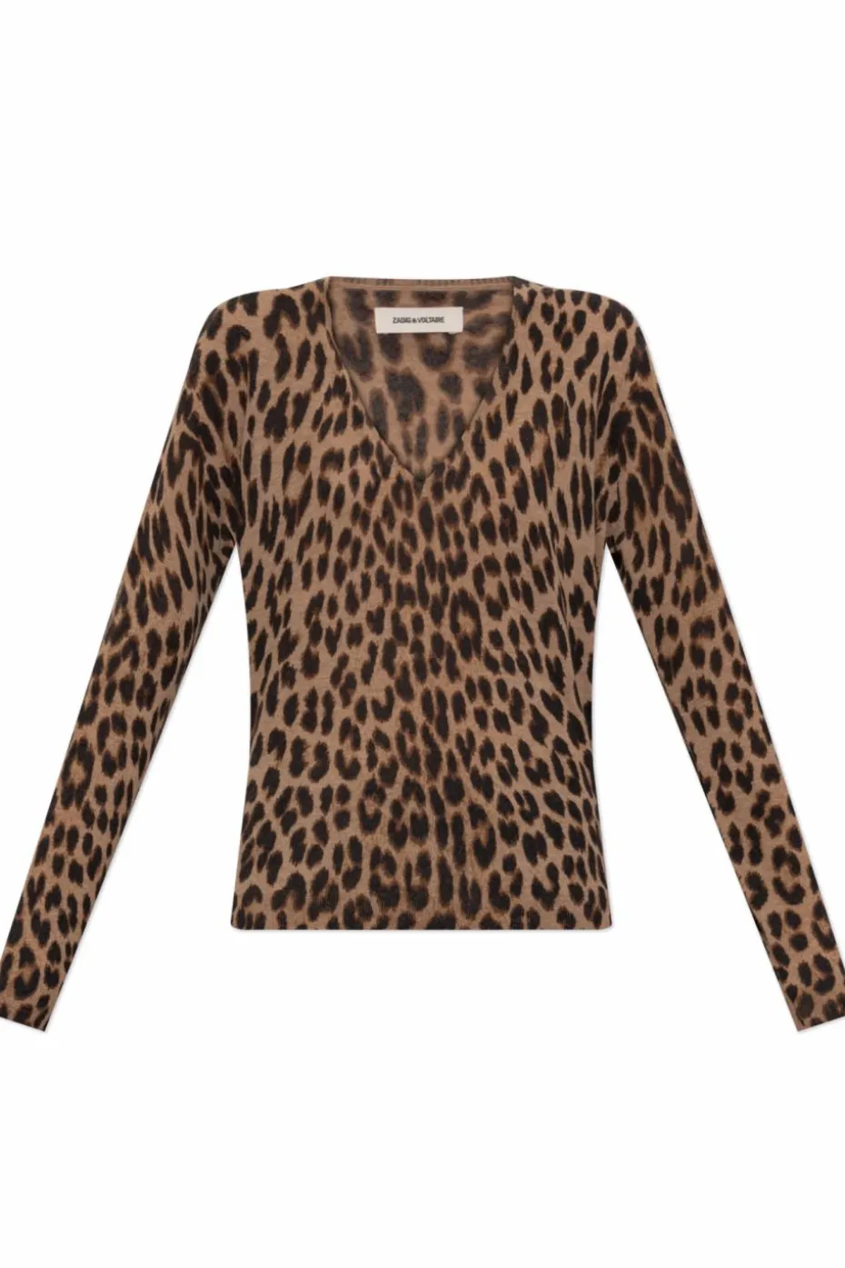 Zadig & Voltaire BRĄZOWY Sweter `Rivy`