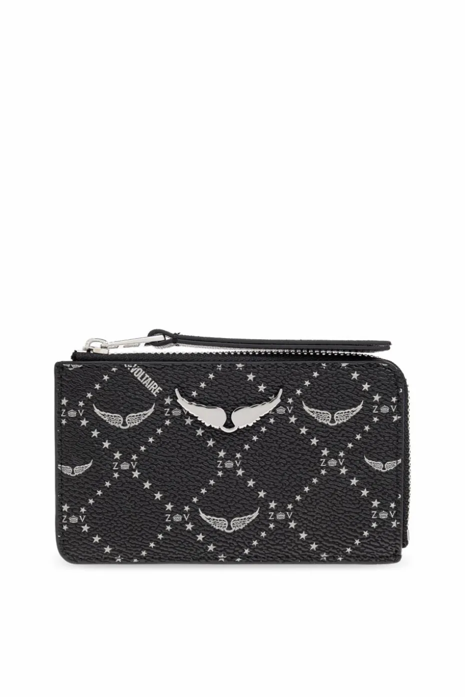 Zadig & Voltaire CZARNY Etui na karty