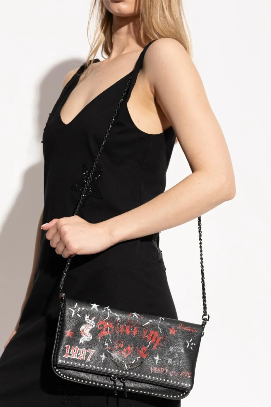 Zadig & Voltaire CZARNY Kopertówka `Rock`