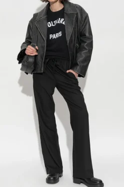 Zadig & Voltaire CZARNY Spodnie `Poma`