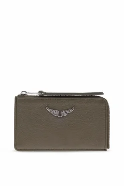 Zadig & Voltaire ZIELONY Etui na karty